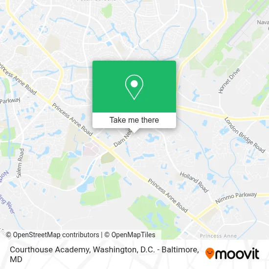 Courthouse Academy map