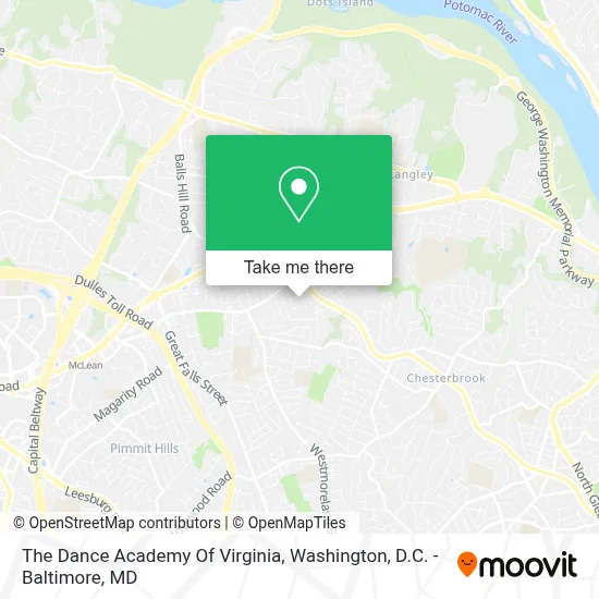 The Dance Academy Of Virginia map