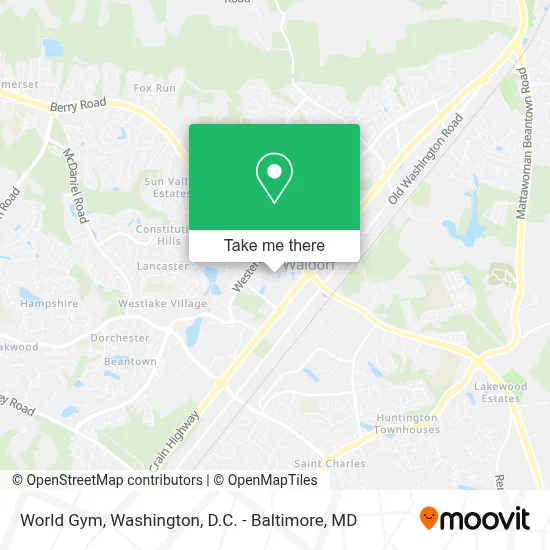 World Gym map