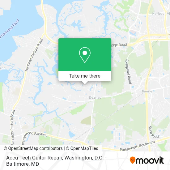 Accu-Tech Guitar Repair map