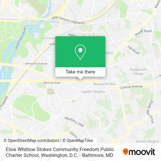 Elsie Whitlow Stokes Community Freedom Public Charter School map