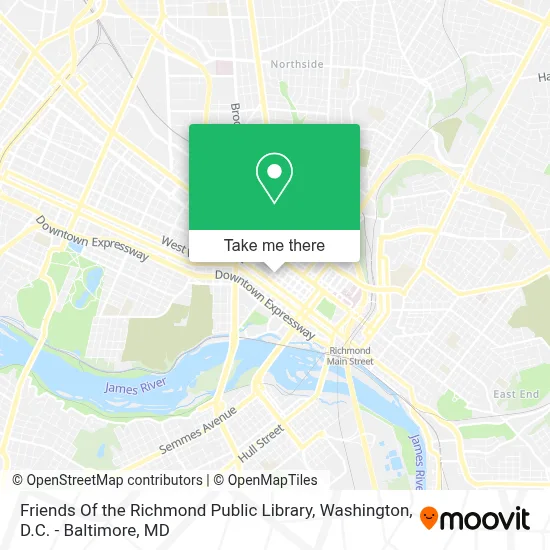 Friends Of the Richmond Public Library map