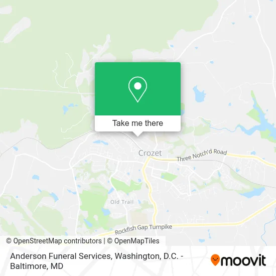 Anderson Funeral Services map