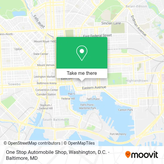 One Stop Automobile Shop map