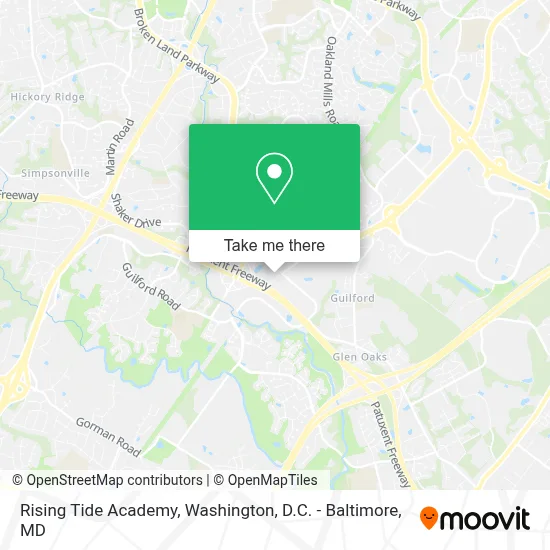 Rising Tide Academy map