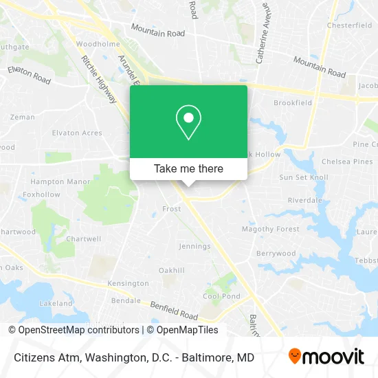 Citizens Atm map