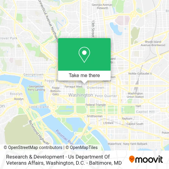 Research & Development - Us Department Of Veterans Affairs map