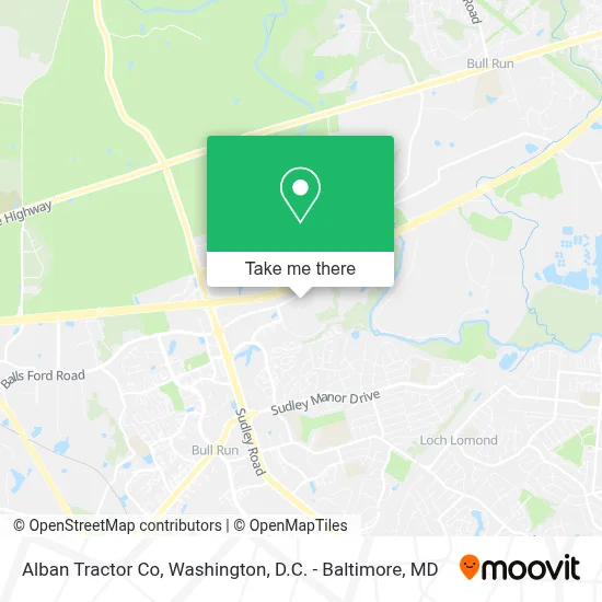 Alban Tractor Co map
