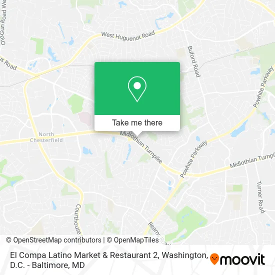 El Compa Latino Market & Restaurant 2 map