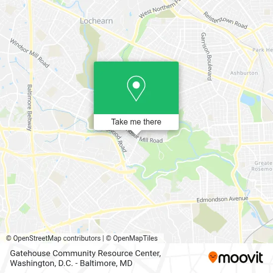 Gatehouse Community Resource Center map