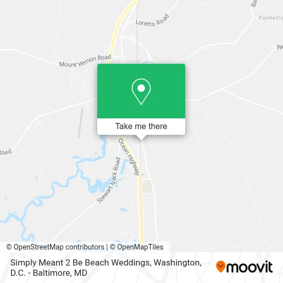 Simply Meant 2 Be Beach Weddings map