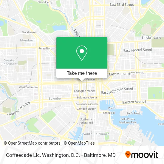 Coffeecade Llc map