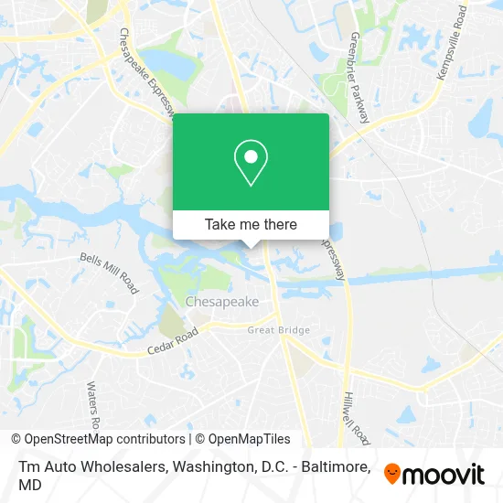 Tm Auto Wholesalers map