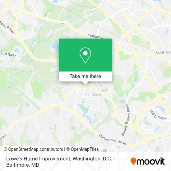Lowe's Home Improvement map
