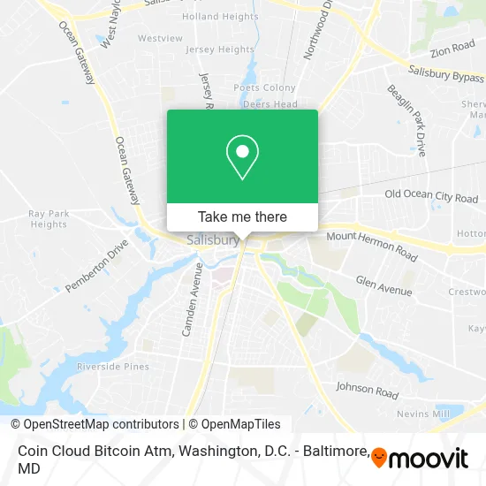 Coin Cloud Bitcoin Atm map