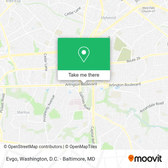 Evgo map