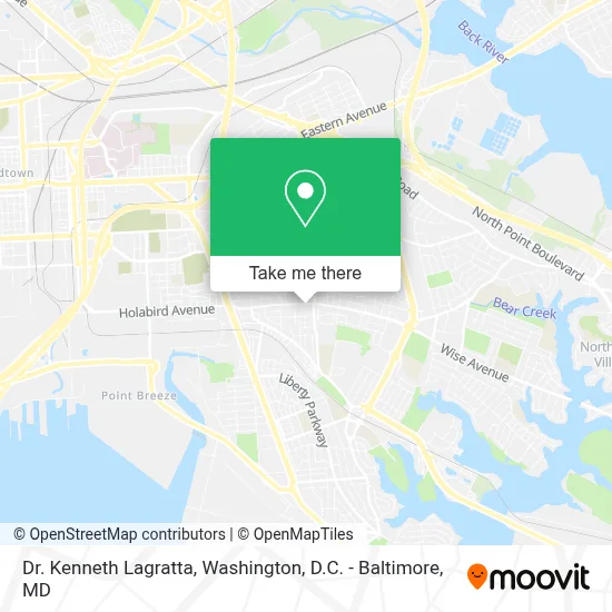 Dr. Kenneth Lagratta map
