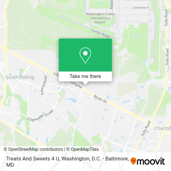Treats And Sweets 4 U map