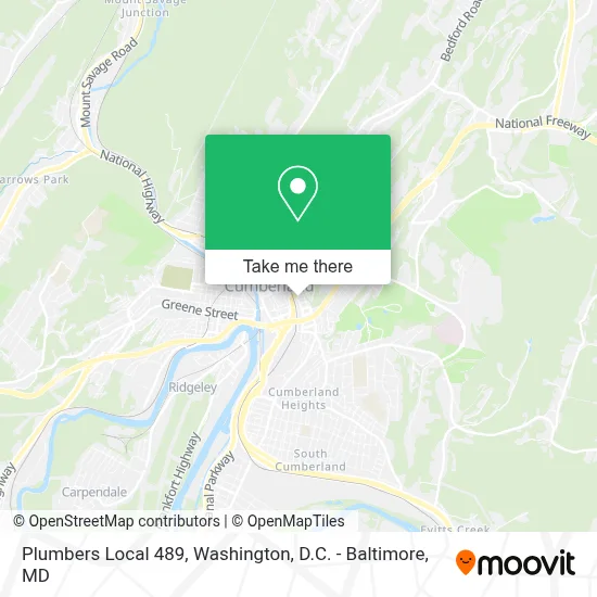 Plumbers Local 489 map