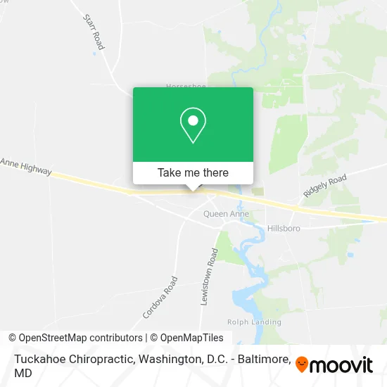 Tuckahoe Chiropractic map