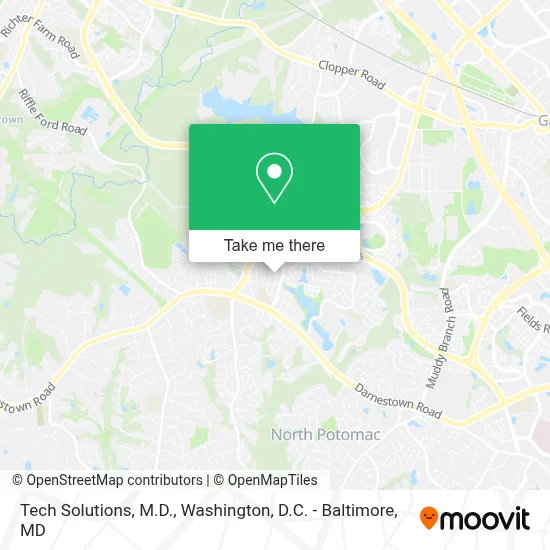 Tech Solutions, M.D. map