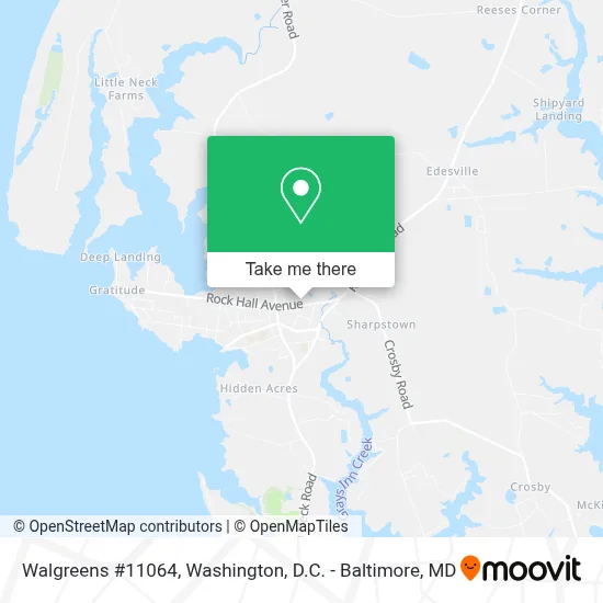 Walgreens #11064 map