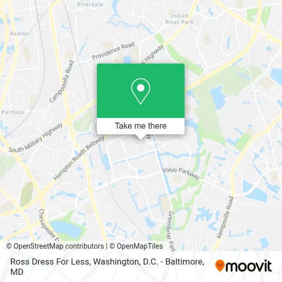 Ross Dress For Less map