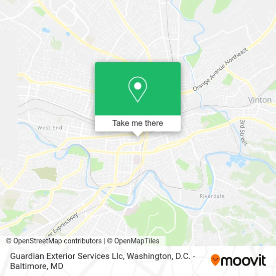 Guardian Exterior Services Llc map