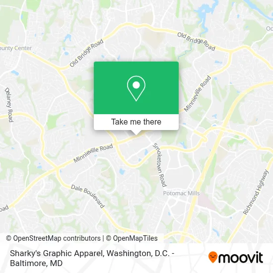 Sharky's Graphic Apparel map