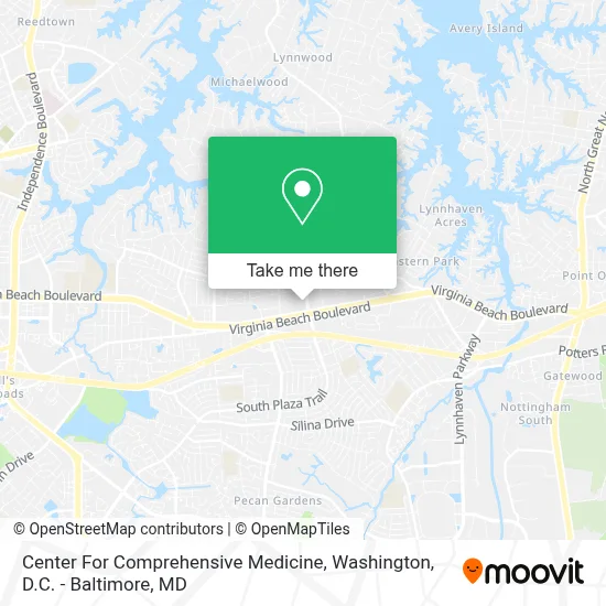 Center For Comprehensive Medicine map