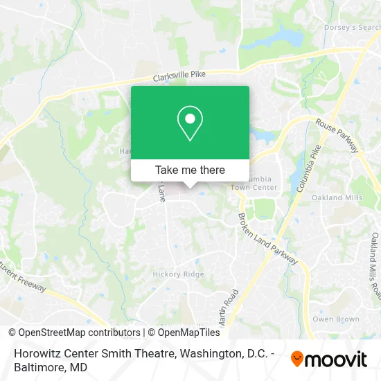 Horowitz Center Smith Theatre map