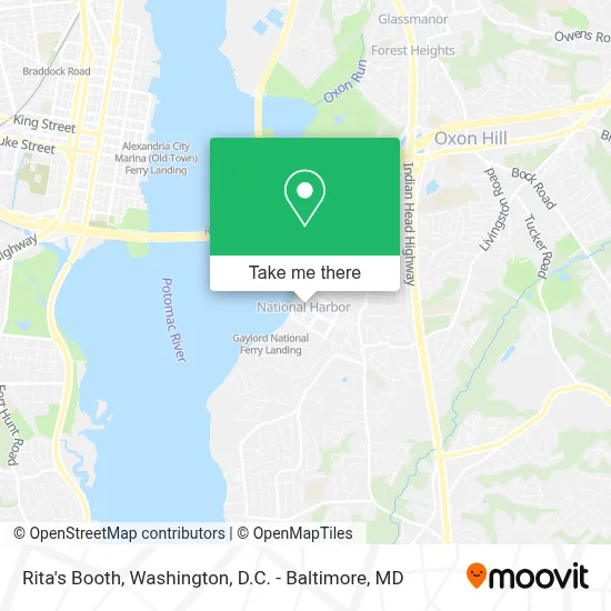 Rita's Booth map