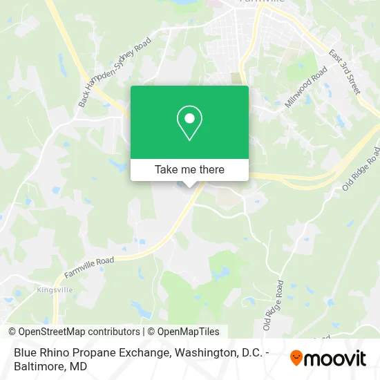 Blue Rhino Propane Exchange map