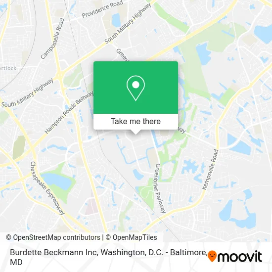 Burdette Beckmann Inc map