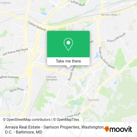 Amaya Real Estate - Samson Properties map