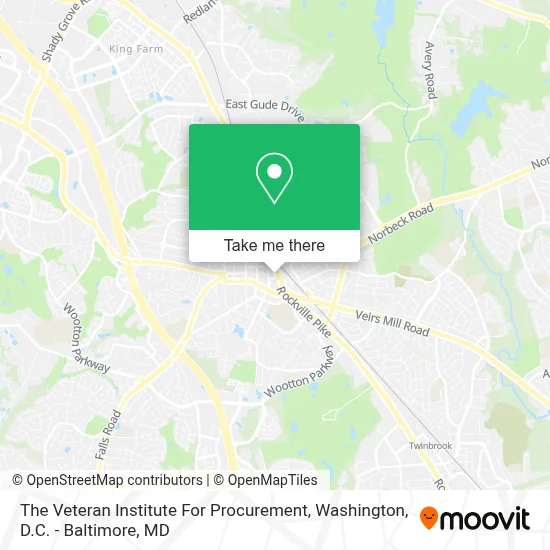The Veteran Institute For Procurement map