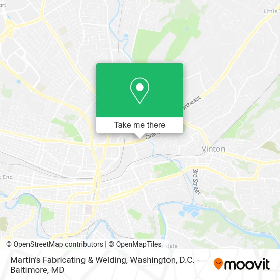 Martin's Fabricating & Welding map