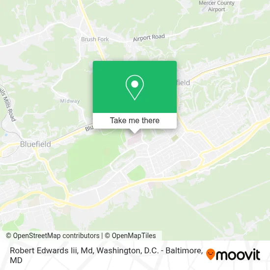 Robert Edwards Iii, Md map