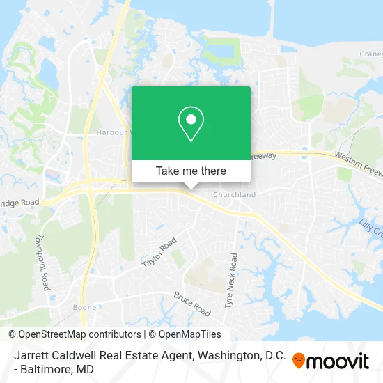 Jarrett Caldwell Real Estate Agent map