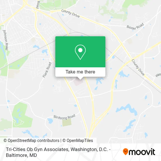 Tri-Cities Ob Gyn Associates map