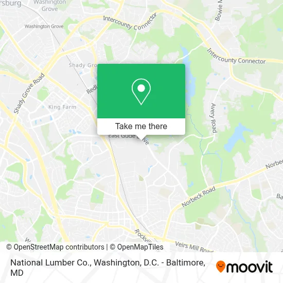 National Lumber Co. map