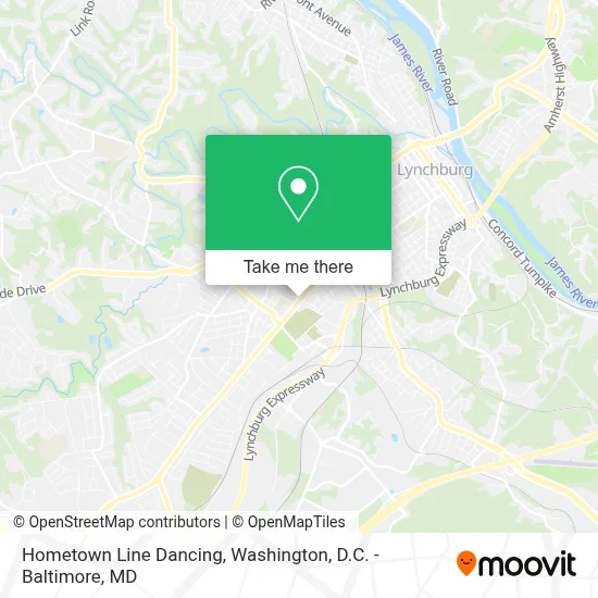 Hometown Line Dancing map