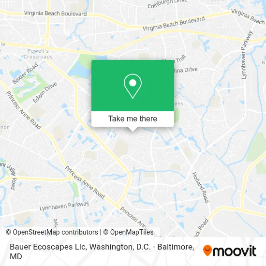 Bauer Ecoscapes Llc map