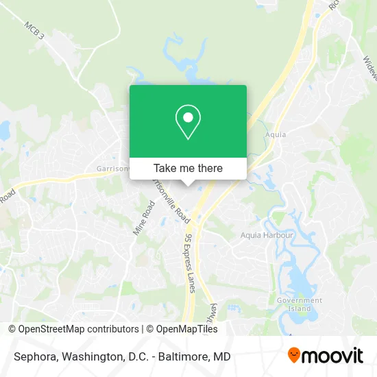 Sephora map