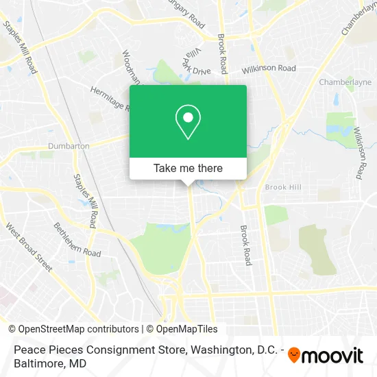 Peace Pieces Consignment Store map