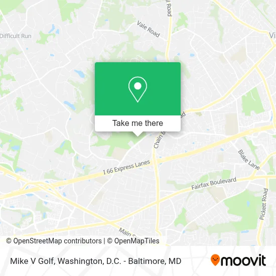 Mike V Golf map