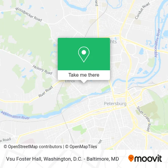 Vsu Foster Hall map