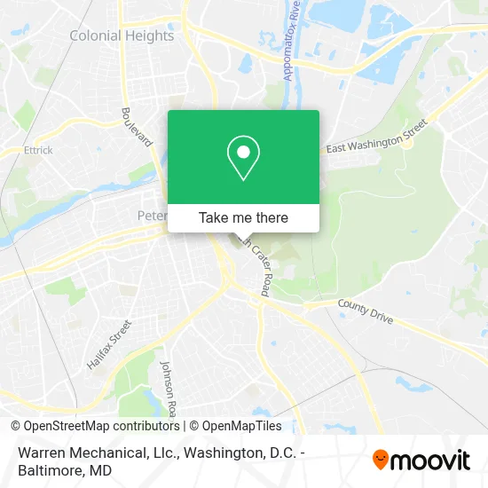 Warren Mechanical, Llc. map