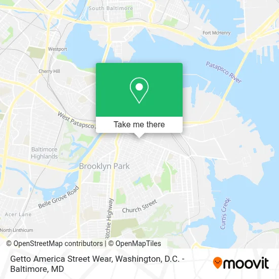 Getto America Street Wear map