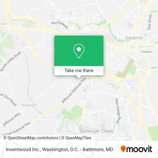 Inventwood Inc. map